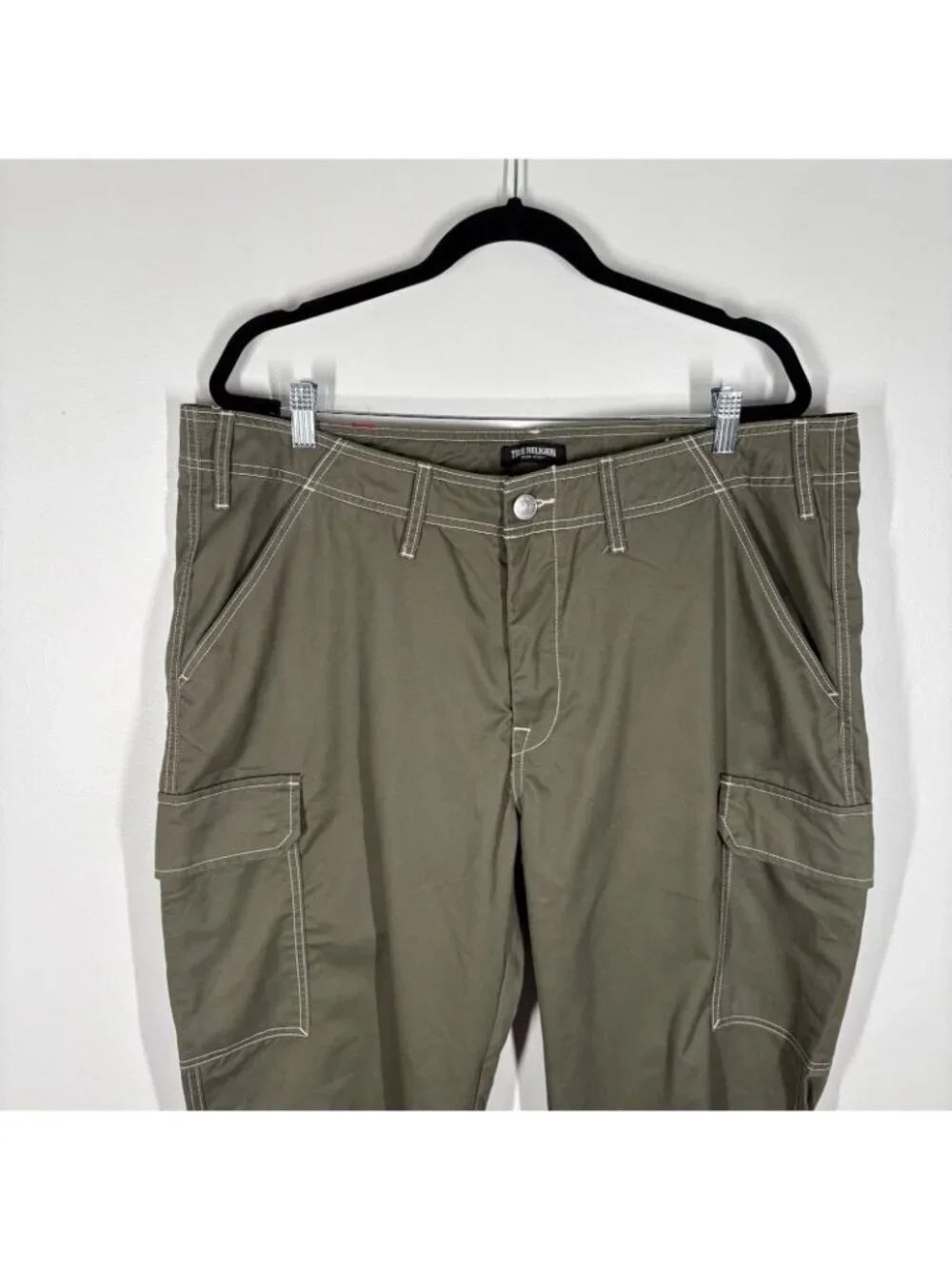True Religion Men Size 38 Casual Baggy Kalamata Cargo SN Pant HS Outline NWT
